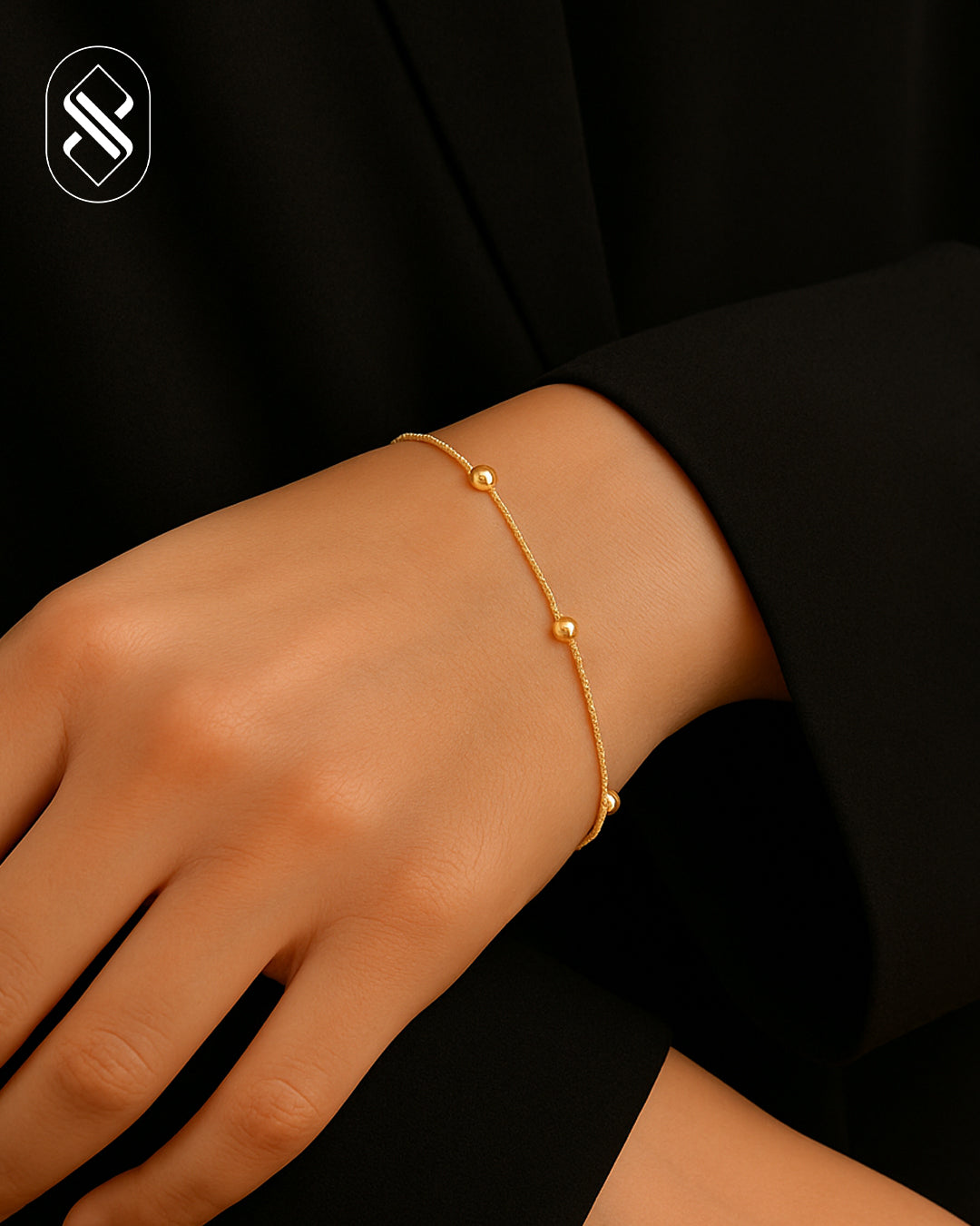 18k gold-plated Eloria bracelet اسوارة ايلوريا