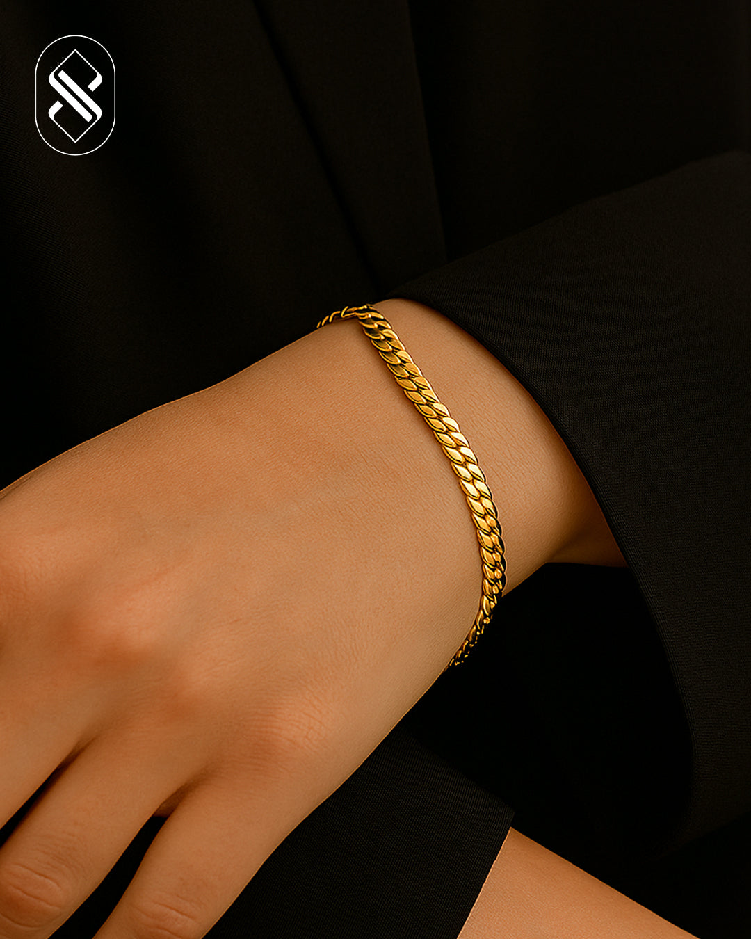 Doreva 18k gold plated bracelet اسوارة دوريفا