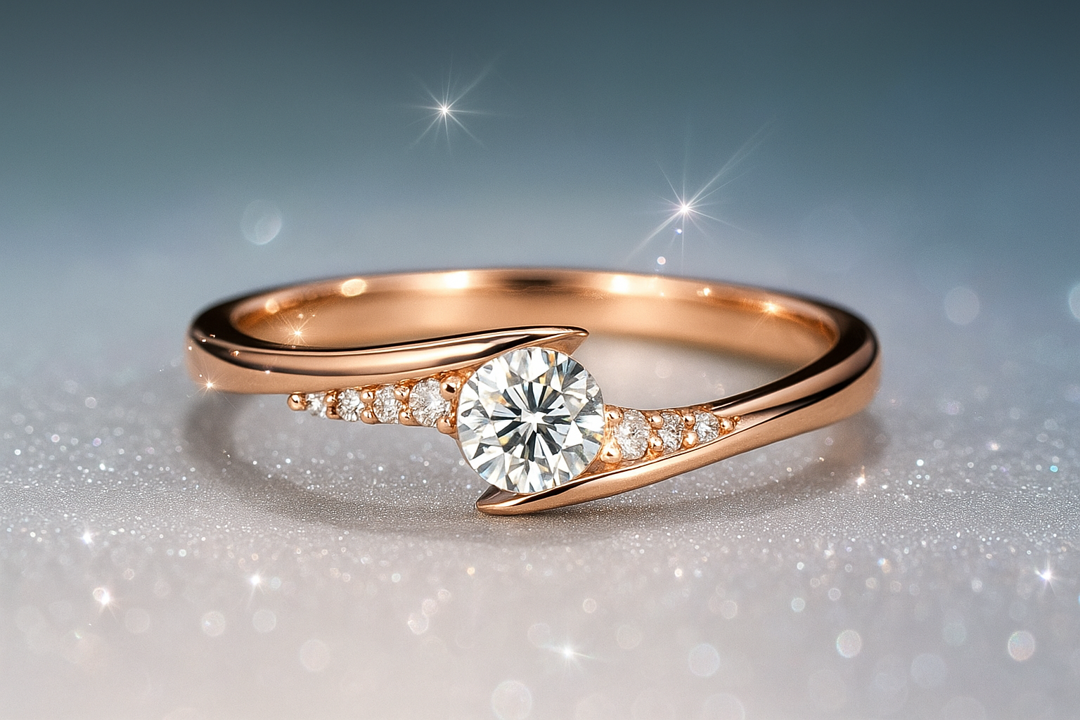 18k gold plated Étoile ring خاتم مطلي بالذهب عيار 18